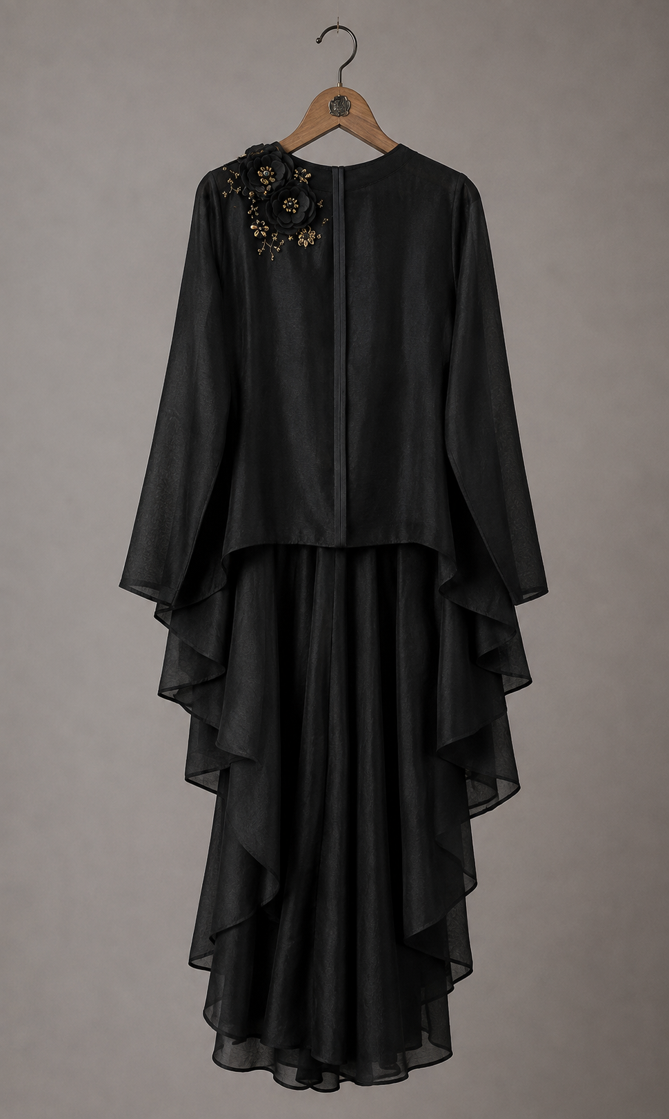 Begonia Silk Set Black