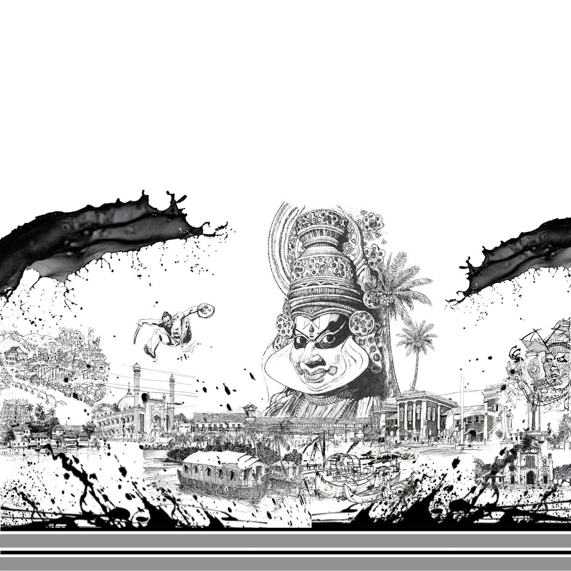 WOMEN LINE ART KURTA KARNATAKA