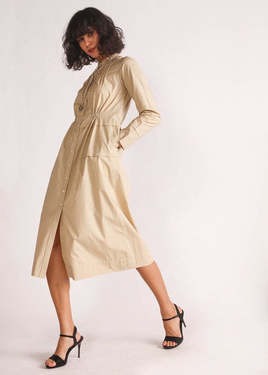 RAYA PLEATED DRESS