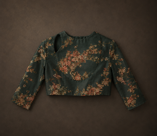 Uma Blouse Heirloom Green