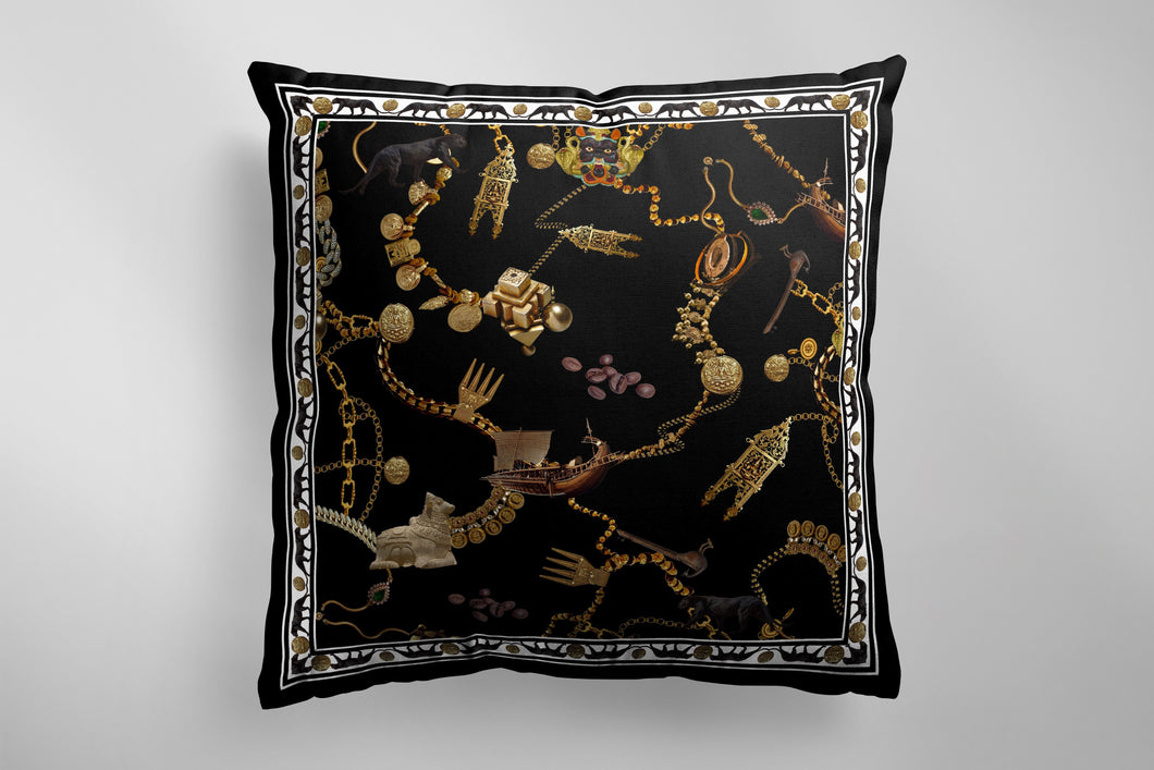 Dravida Cushion Cover Black