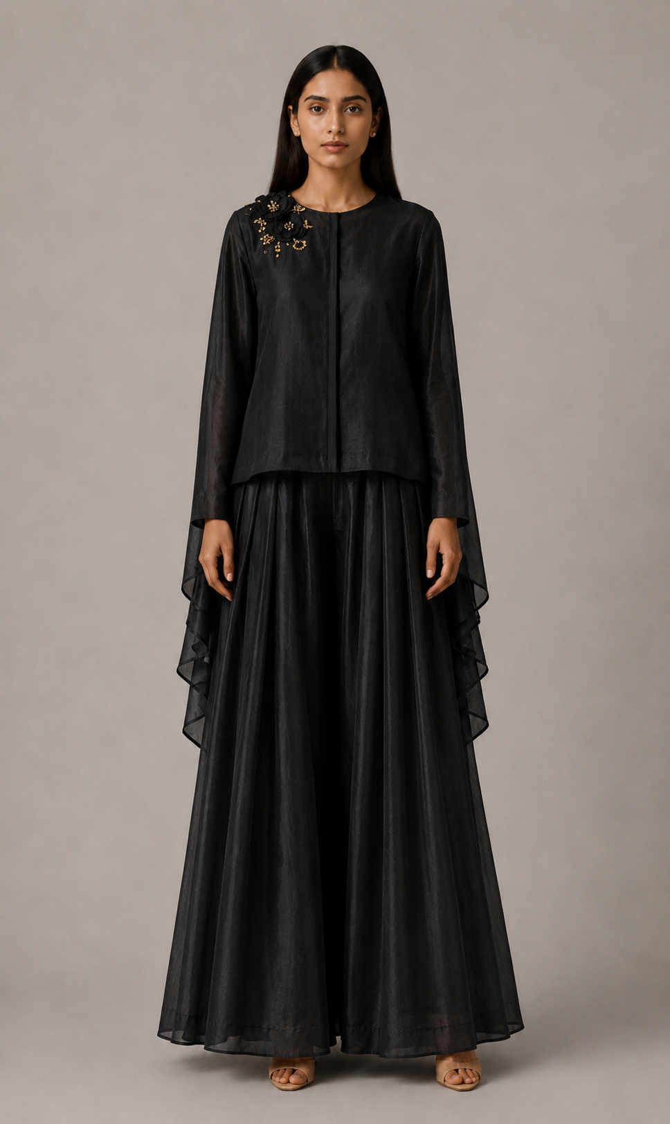 Begonia Silk Set Black