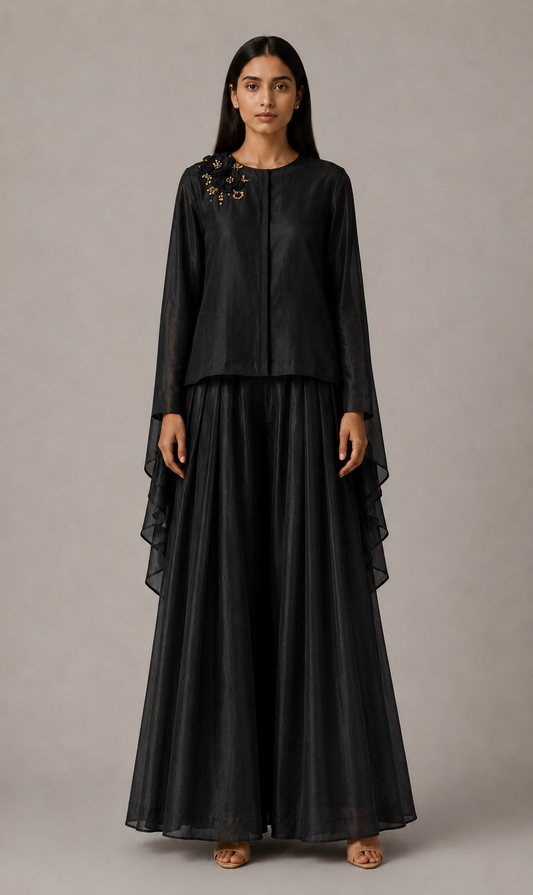 Begonia Silk Set Black