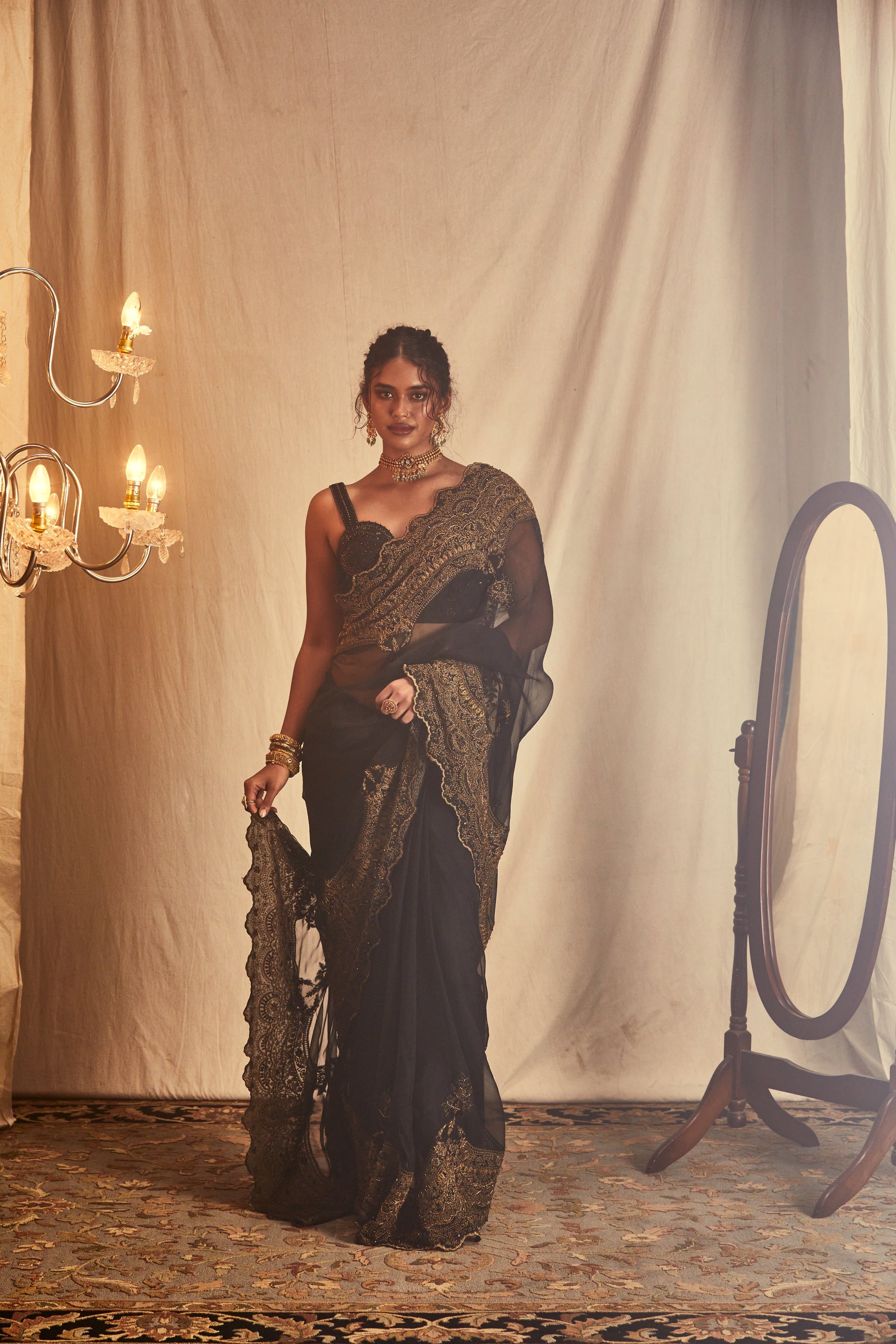 Sari Moderne Indien Sari Indien Habit Traditionnel Inde Sari