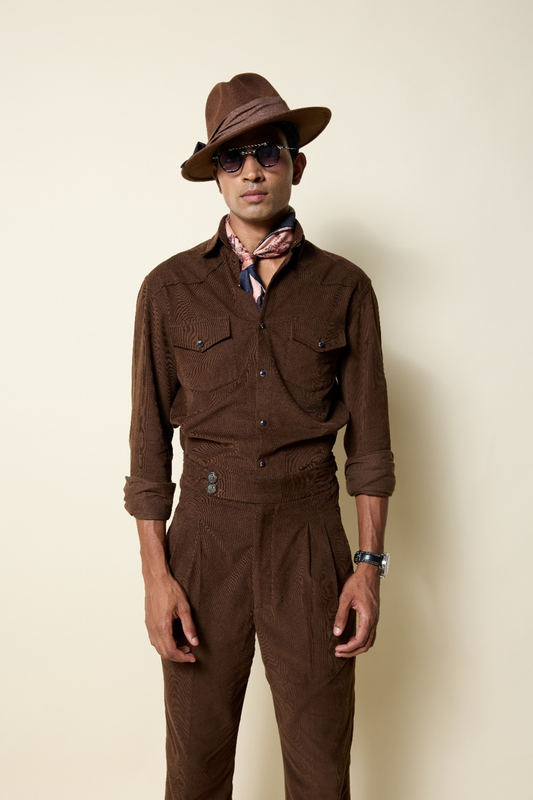 VINTAGE WESTERN CORD SHIRT