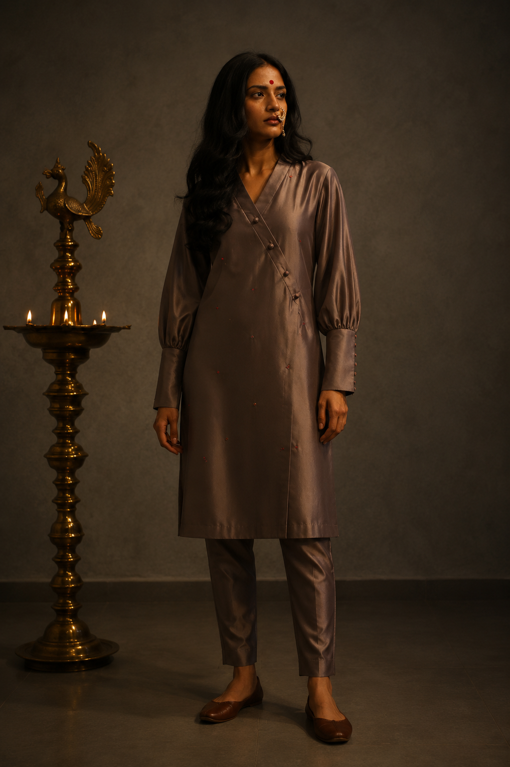 Manah Kurta Set Clay