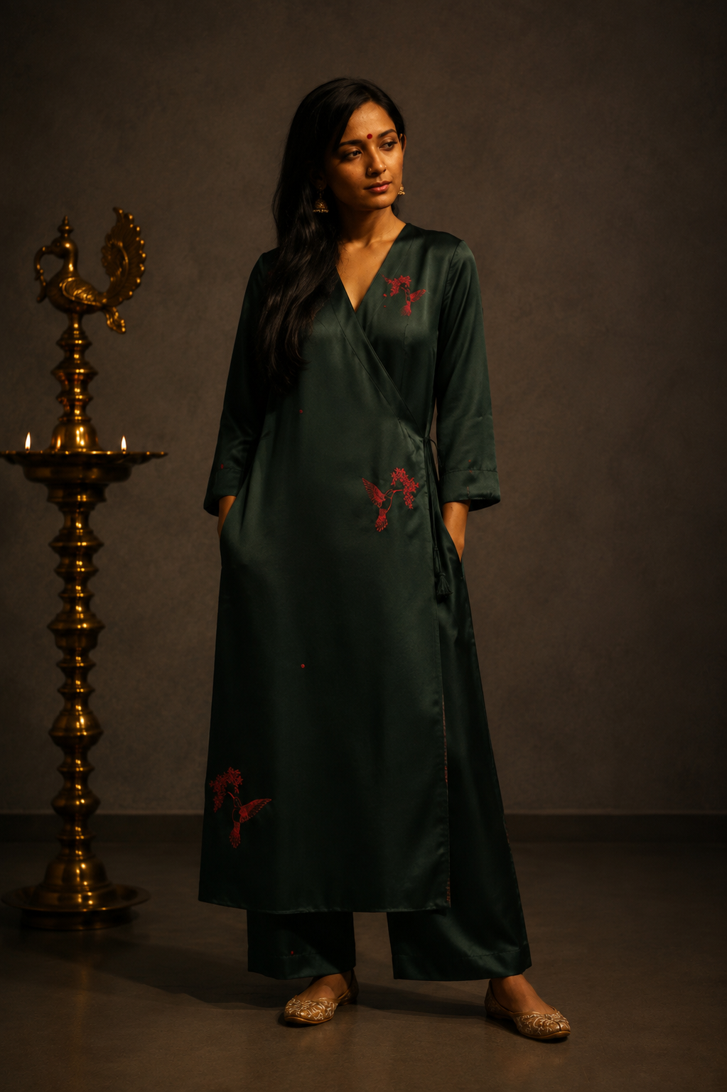 Vanmayi Wrap Kurta Set