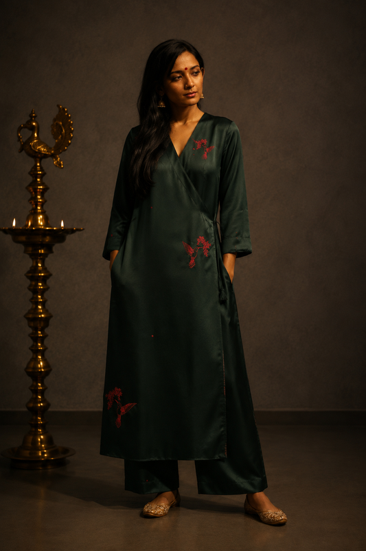 Vanmayi Wrap Kurta Set