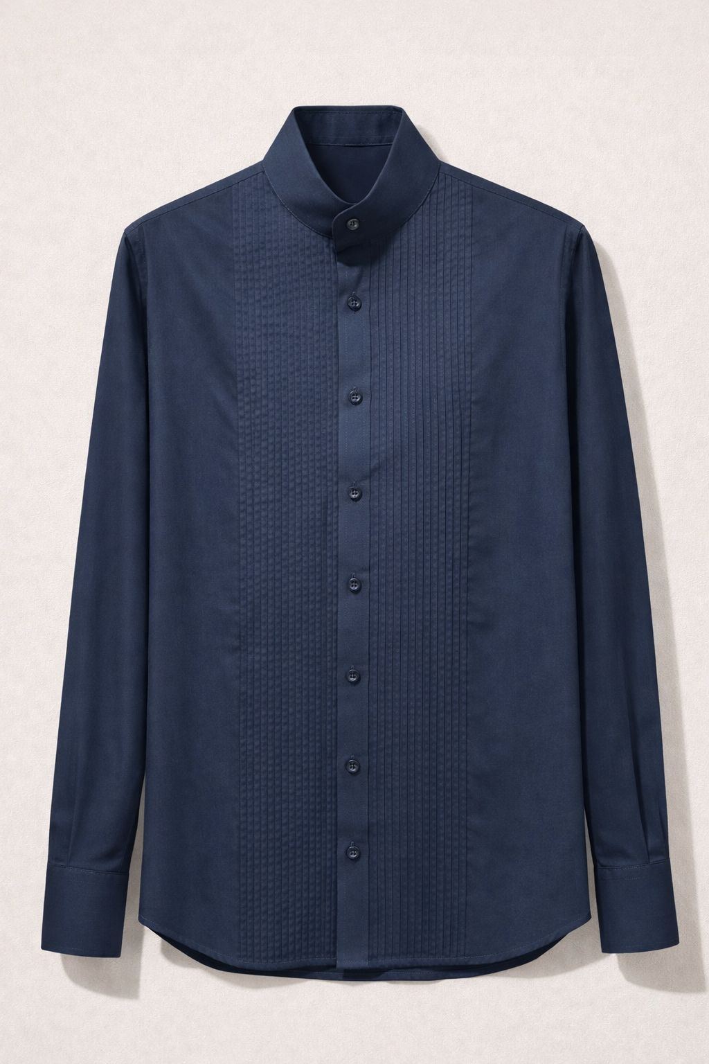 FORMAL PINTUCK SHIRT NAVY