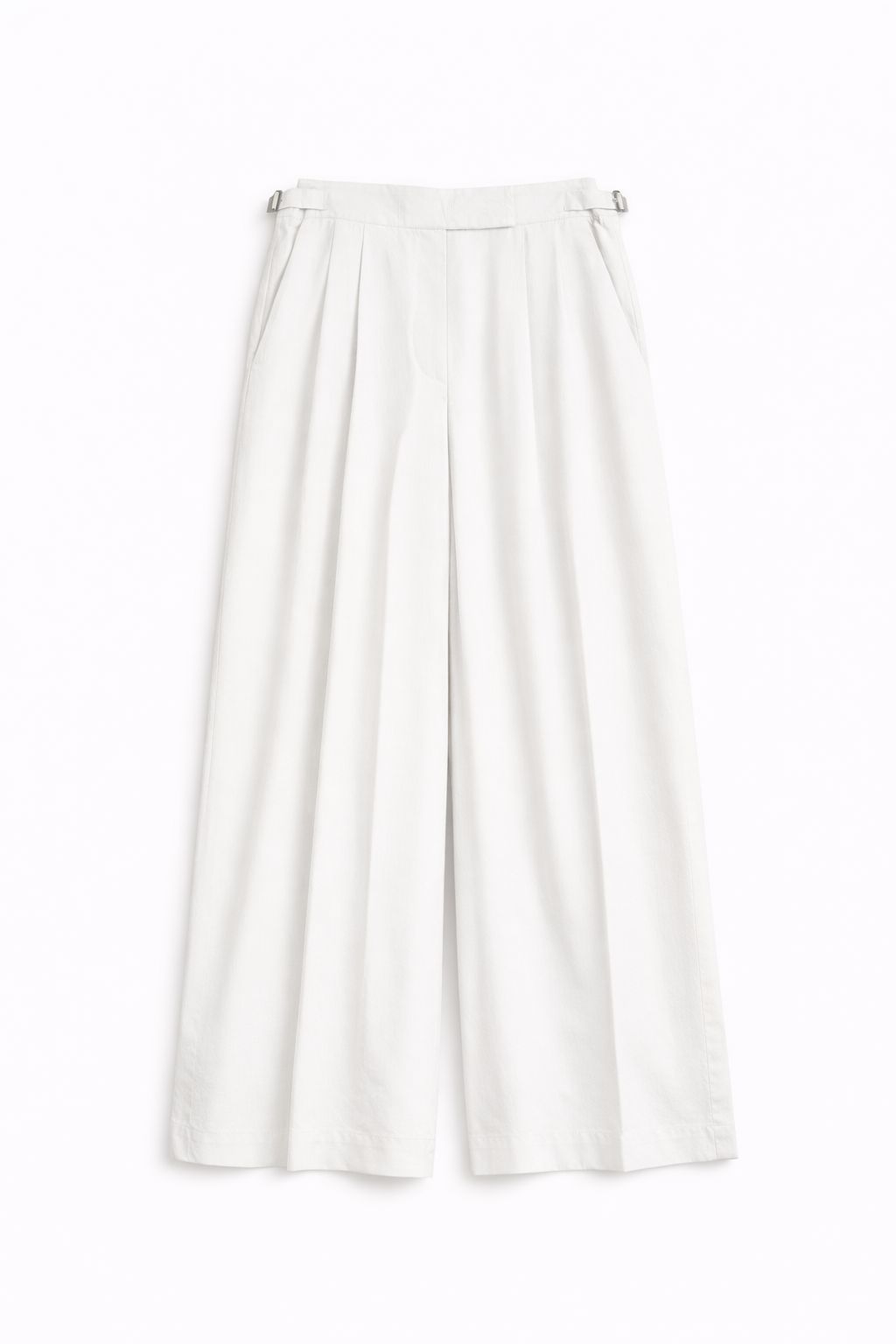 HRIDAYA PLEATED TROUSER WHITE