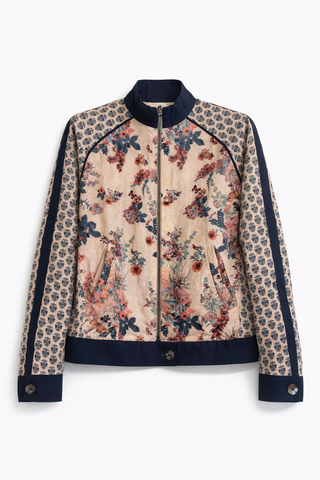 PRINTED BOMBER JACKET