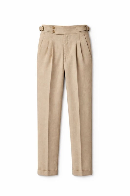 LINEN GURKHA TROUSER