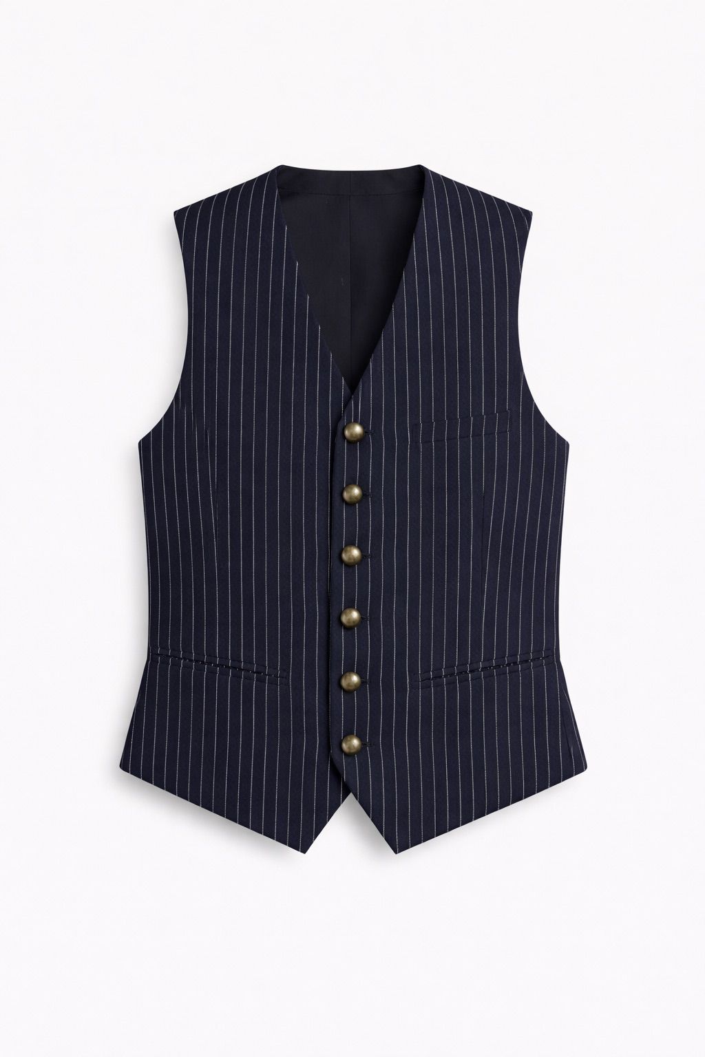 STRIPER DENIM WAISTCOAT