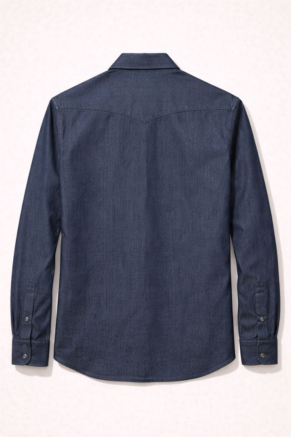 TAILORED DENIM SHIRT WITH ZARI