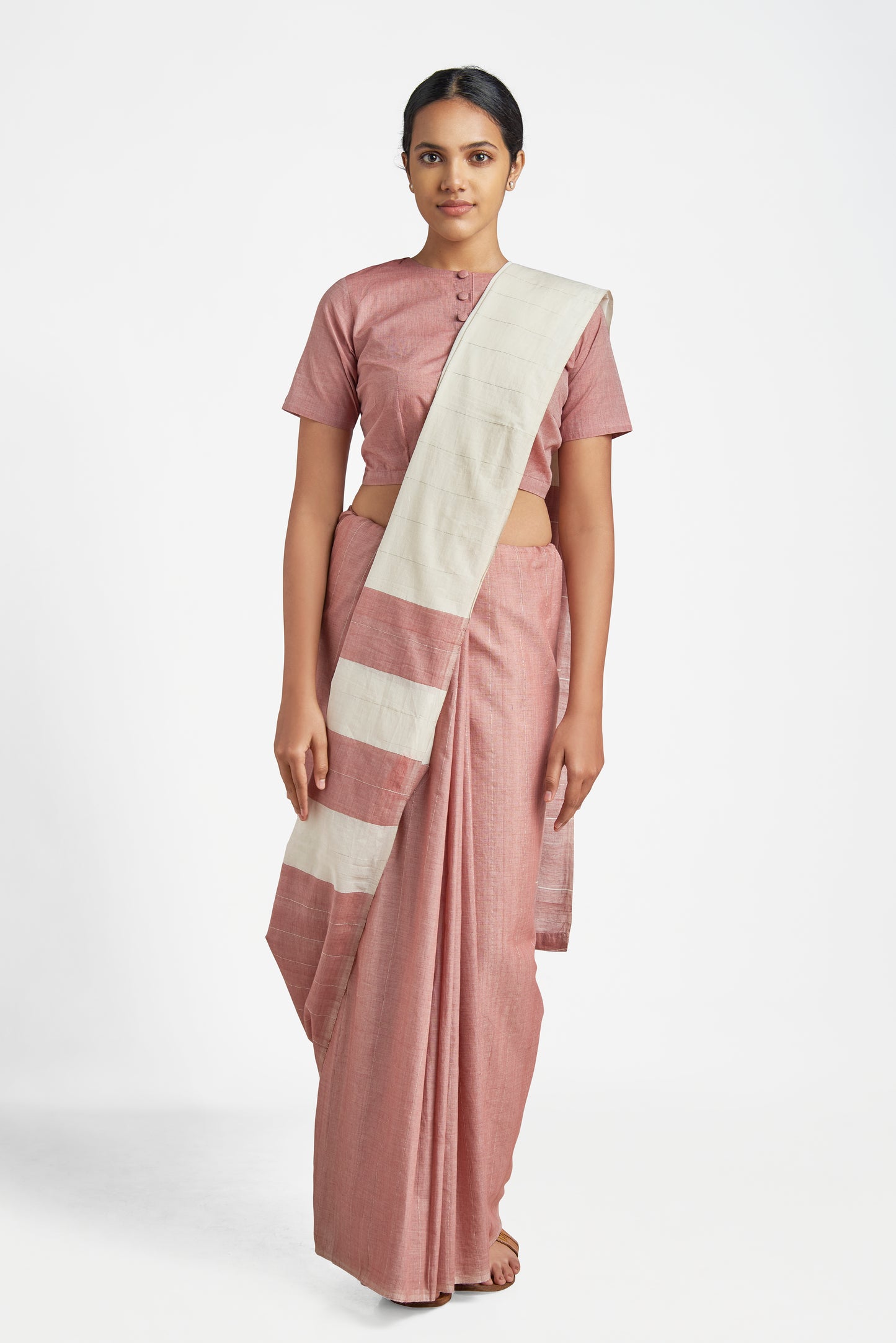  Luxury handloom cotton sarees-House Of Three
