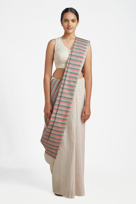 Luxury handloom cotton sarees-House Of Three