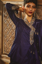 Load image into Gallery viewer, Luxury Eggplant Silk top for womens-House Of Three
