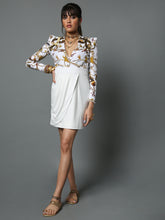 Load image into Gallery viewer, Luxury White cocktail dress for Women - House Of Three 
