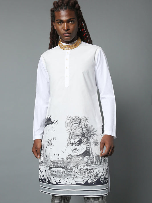 LINE ART KURTA KERALA