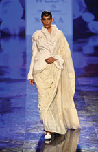 Load image into Gallery viewer, Women walking in Fashion show with chiffon jacket  - House Of Three
