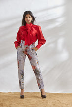 Load image into Gallery viewer,  House of Three&#39;s Floral Printed slim fit trouser for womens
