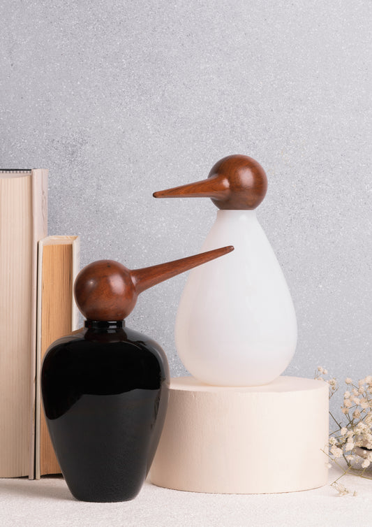 Chirp big- Black and white Set of 2
