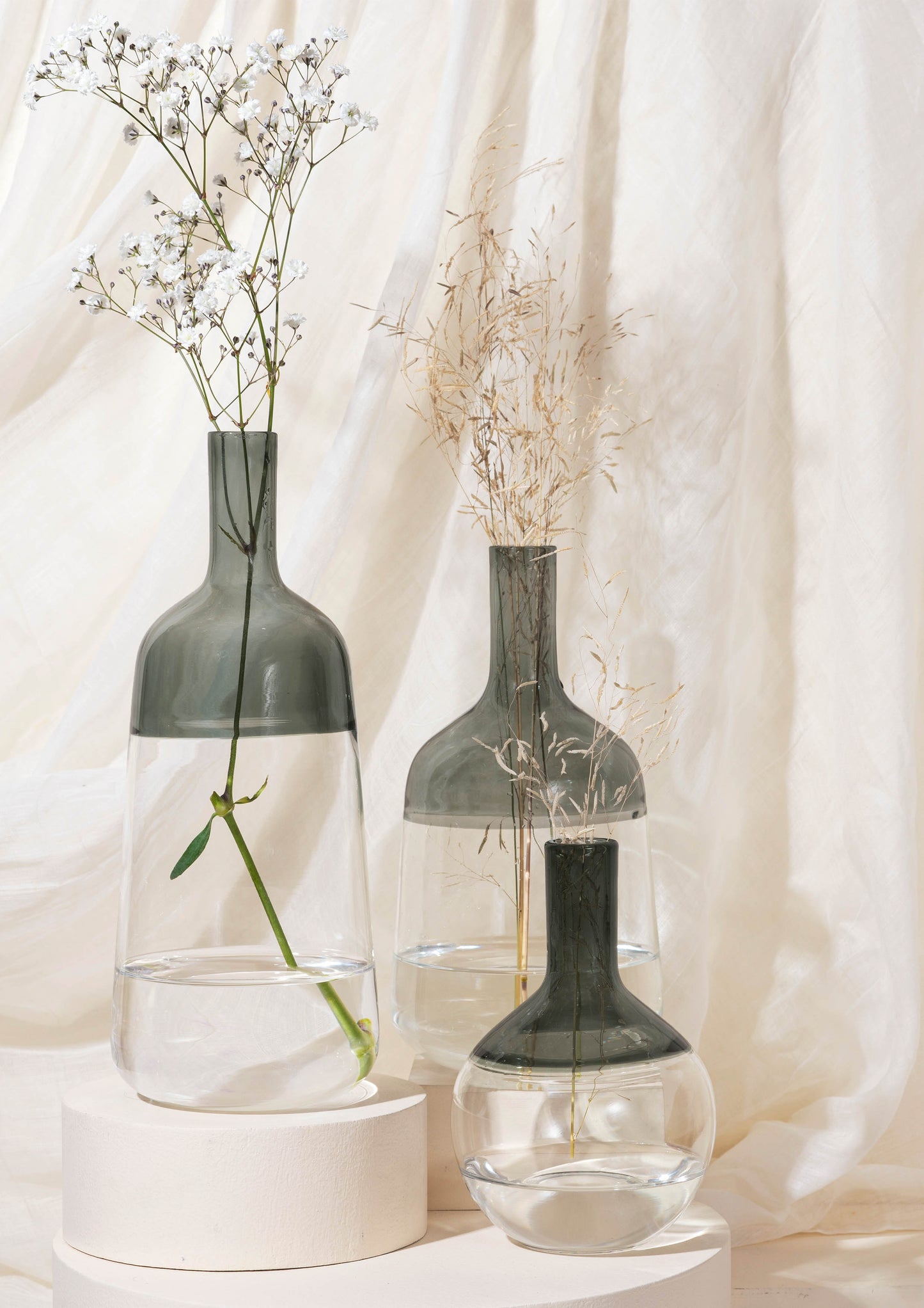 Iris vase – Medium - Grey